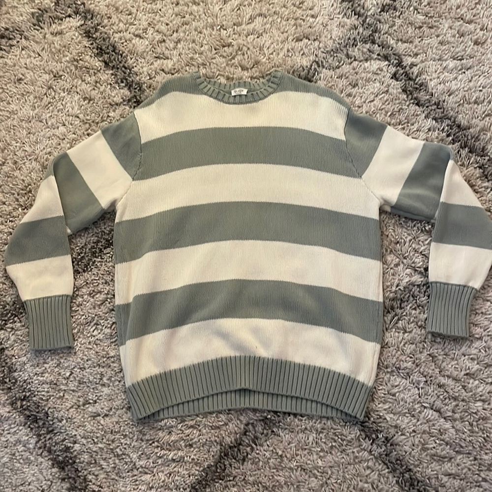 pacsun john galt green striped sweater